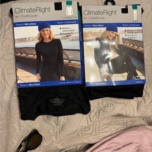 2pc Set, Climate Right Cuddle Duds Women's